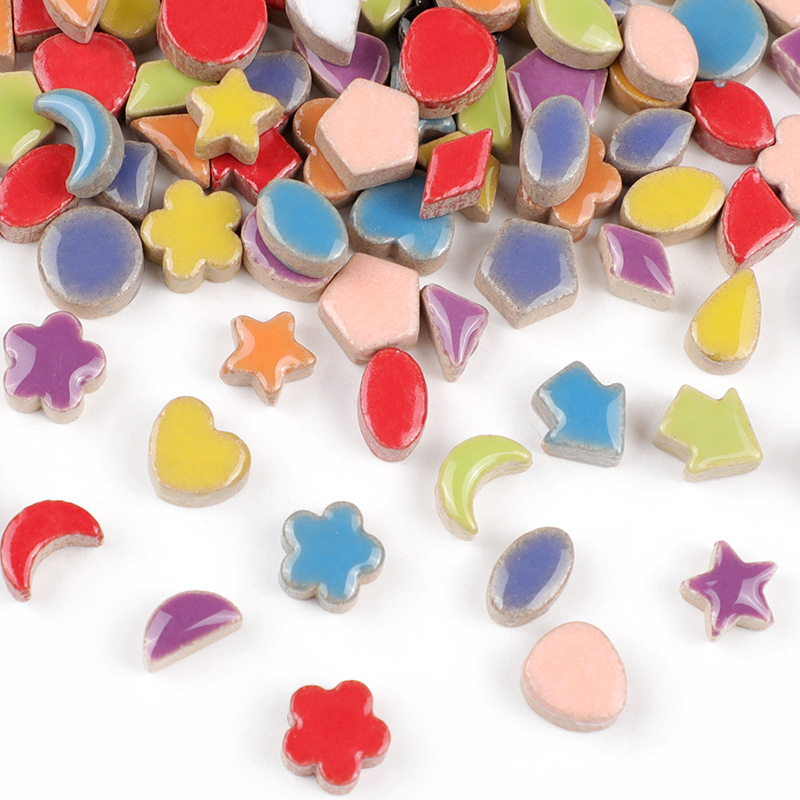 Ceramic Tile Blank - 50 g 1 cm veelkleurige keramische