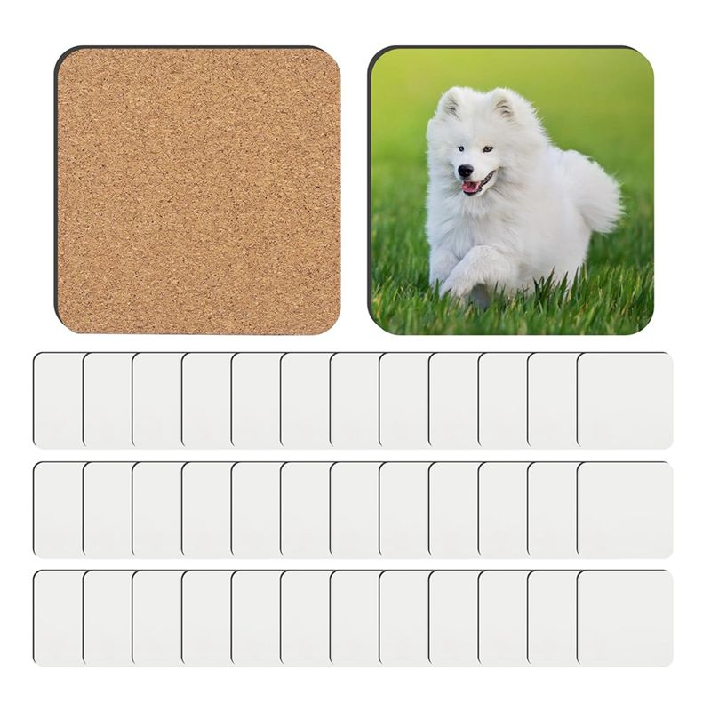 Coaster Sublimation Blank - NIEUW! Direct leverbaar - 36 stuks