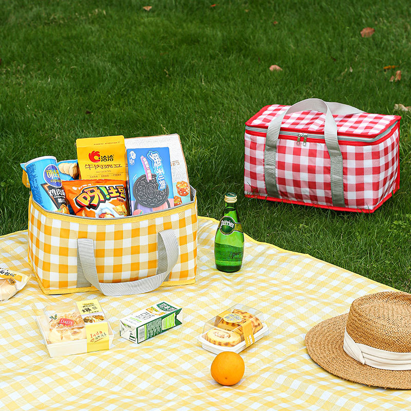 Geïsoleerde picknicktas met gr - Tote Bag Sublimation recensie en prijs