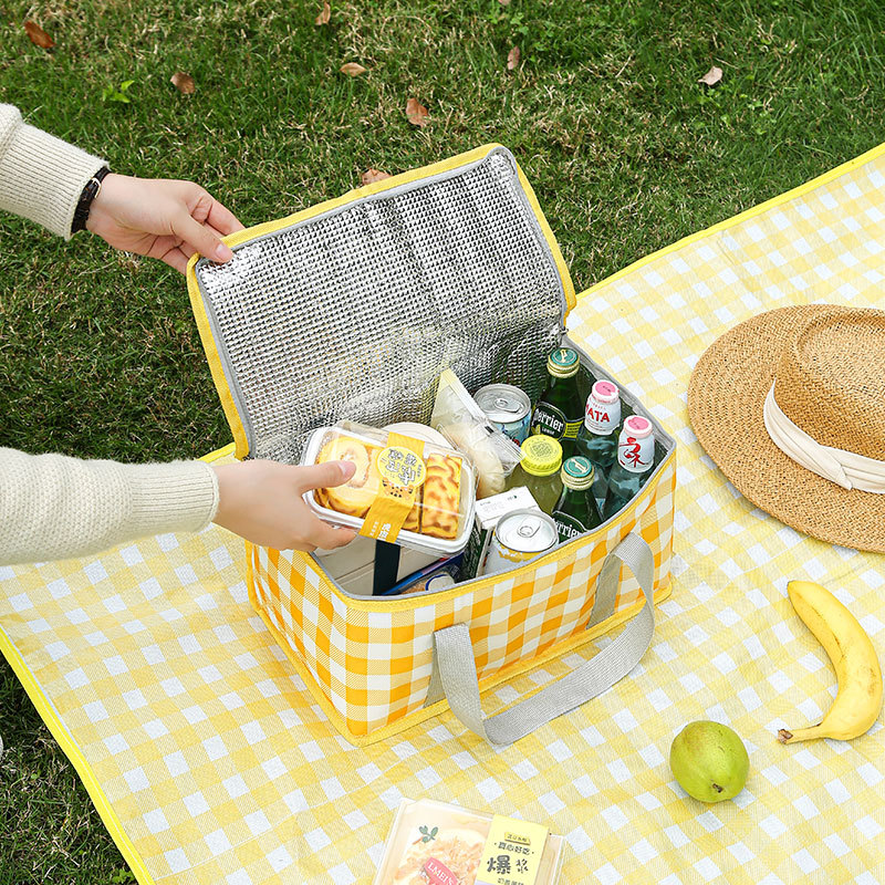 Geïsoleerde picknicktas met gr - Tote Bag Sublimation recensie en prijs