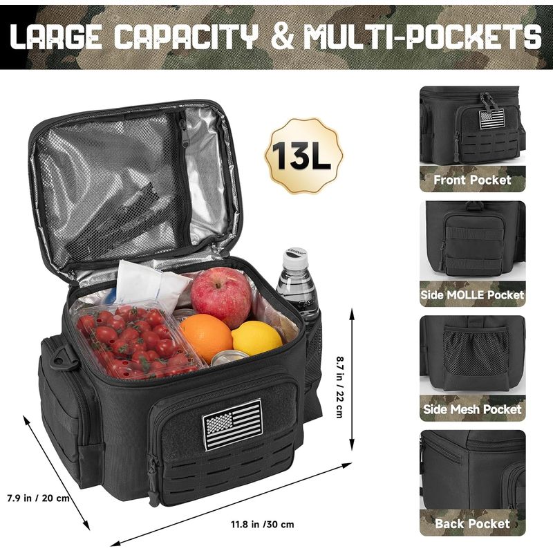 Tactische geïsoleerde lunchtas - Tote Bag Sublimation recensie en prijs