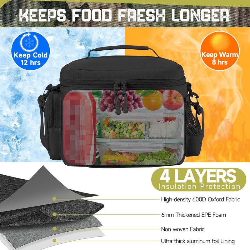 Tactische geïsoleerde lunchtas - Tote Bag Sublimation recensie en prijs