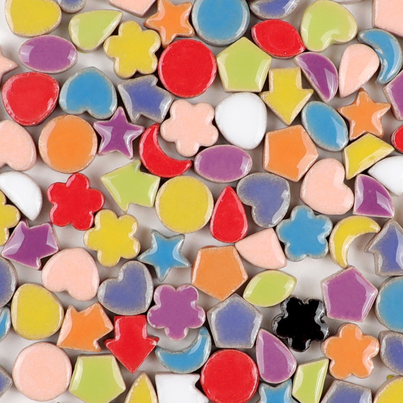 50 g 1 cm veelkleurige keramis - Ceramic Tile Blank recensie en prijs