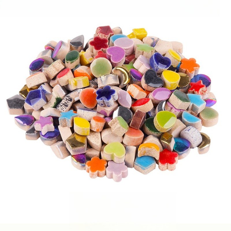 50 g 1 cm veelkleurige keramis - Ceramic Tile Blank recensie en prijs